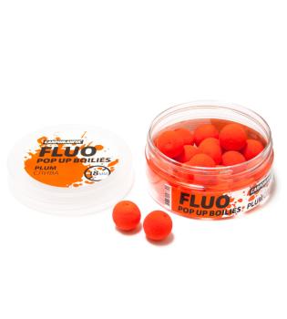 Плавающие бойлы FLUO с ароматом сливы 18мм