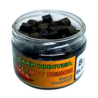 Пеллетс насадочный 8мм Black Halibut Hot Demon (Острые специи) CarpHunter 100мл