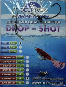 Оснастка DROP SHOT крючок №6 тест 6кг,L-40см