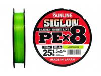Шнур плетёный Sunline Siglon PEx8 150m Light Green #1.5/ 25lb