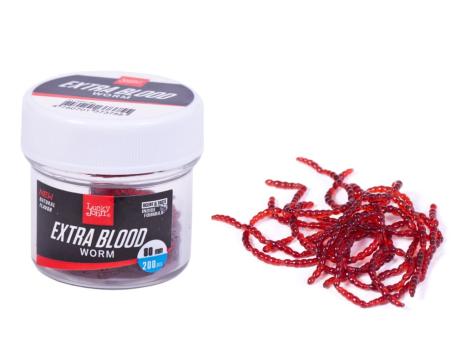 Насадки искусст. съедоб. LJ Pro Series EXTRA BLOOD WORM XL мотыль 160шт.