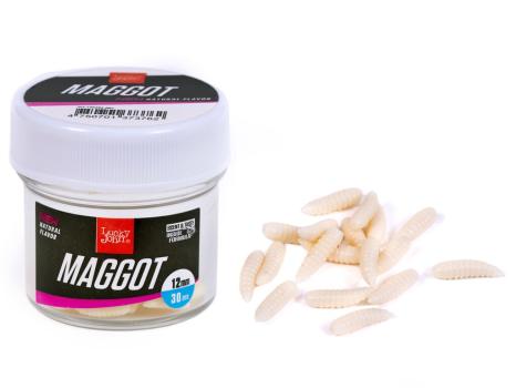 Насадки искусст. съедоб. LJ Pro Series MAGGOT WHITE опарыш 12мм 30шт.