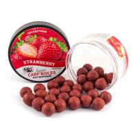Бойлы GBS насадочные пылящие Strawberry  Клубника 16мм (100 г, банка)