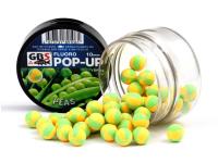 Бойлы POP-UP плавающие GBS Peas Горох (желтый/зеленый) (55 г.10 мм.)