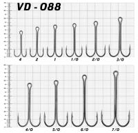 Крючок-двойник Vido Big Double Hooks №7/0
