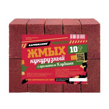 Жмых кукурузный с ароматом клубники PREMIUM 