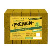 Прикормка прессованная желтая с ароматом мёда PREMIUM 