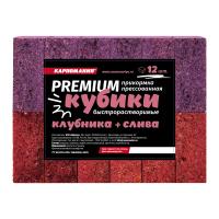 Прикормка прессованная клубника + слива Premium 