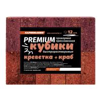 Прикормка прессованная креветка + краб Premium 